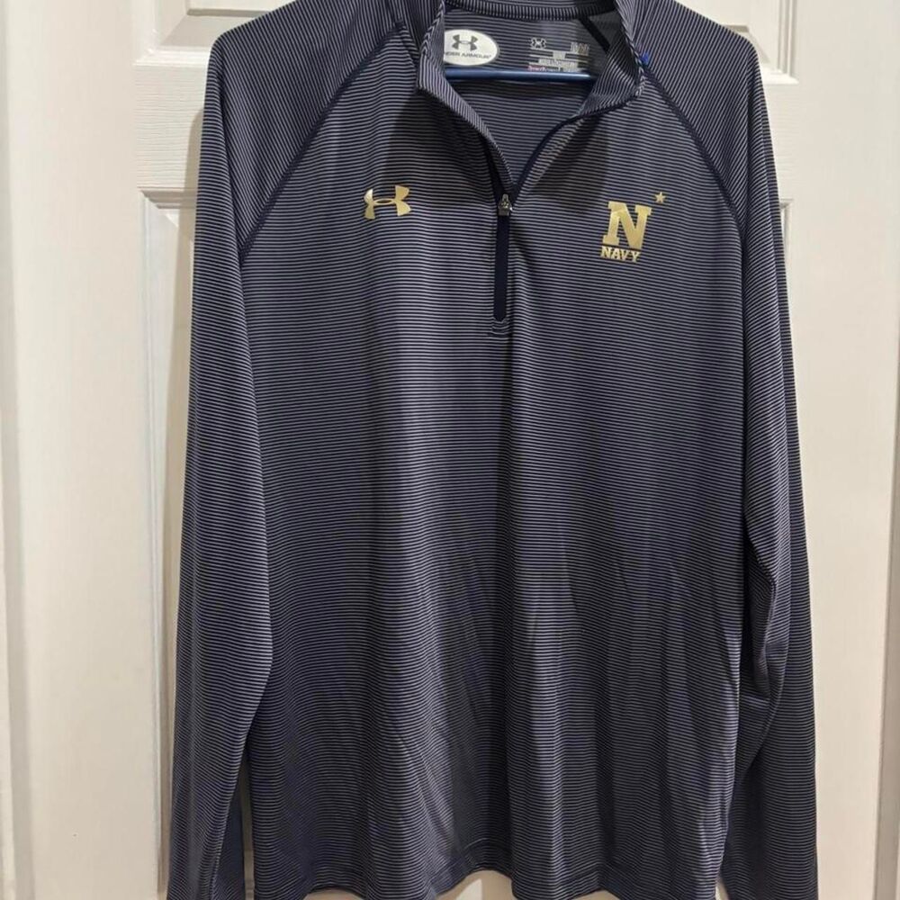 Under-armour Men's Navy and Blue Sweatshirt